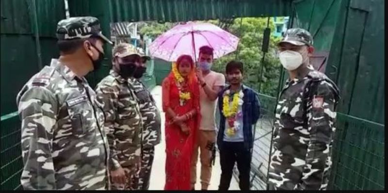 नेपाली बेहुली, भारतीय बेहुला, १५ मिनेटमा भयो बिहे