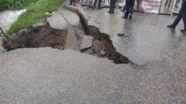 द्वारीमा सडक भासियोः आवाजजावत ठप्प