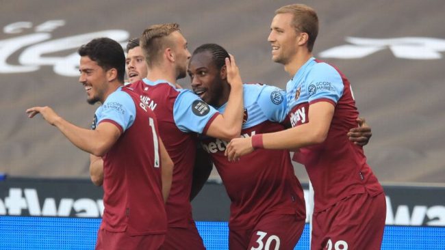 वेस्ट ह्‍याम युनाइटेडसँग वाट्फोर्ड पराजित