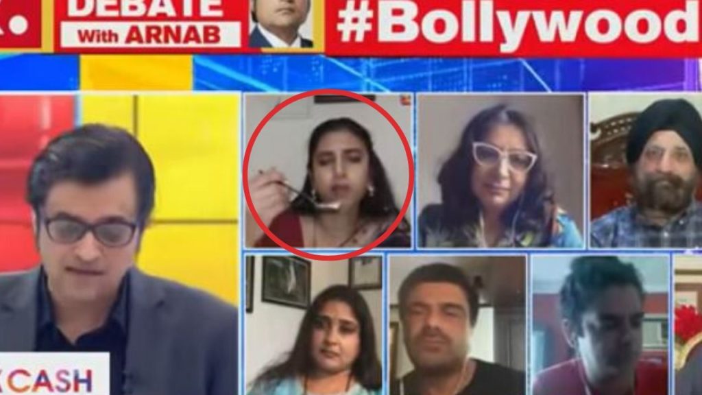 ‘एंकर’ले बोल्न नदिएपछि अभिनेत्रीले लाइभ कार्यक्रममै खाइन् खाना