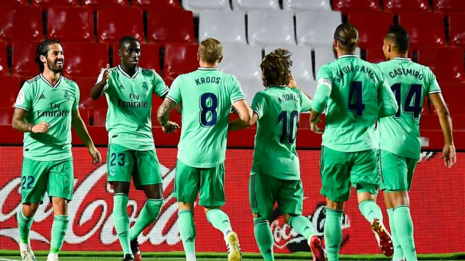 ग्रानडा विरुद्वको जितसंगै ला लिगामा रियाल म्याड्रिड उपाधि नजिक