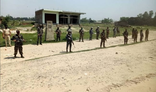 नेपालले भारतीय भूमिमा बन्न लागेको संरचना रोकेको आरोप