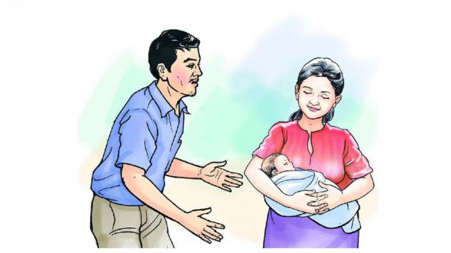 बाबुले नै शिशु अर्कैलाई दिएपछि…