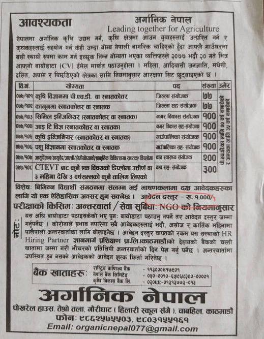 सर्वसाधारण ठग्ने नयाँ उपाय : दर्ता नभएको संस्थालाई १०५४ कर्मचारी आवश्यक