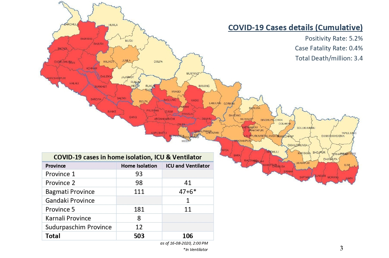 कोरोना महामारीः साउनमामात्र ६५ जनाको मृत्यु
