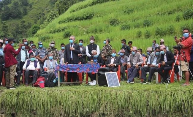 खोला किनारमा कार्यक्रम गरिएको होः गृहमन्त्रीको सचिवालय