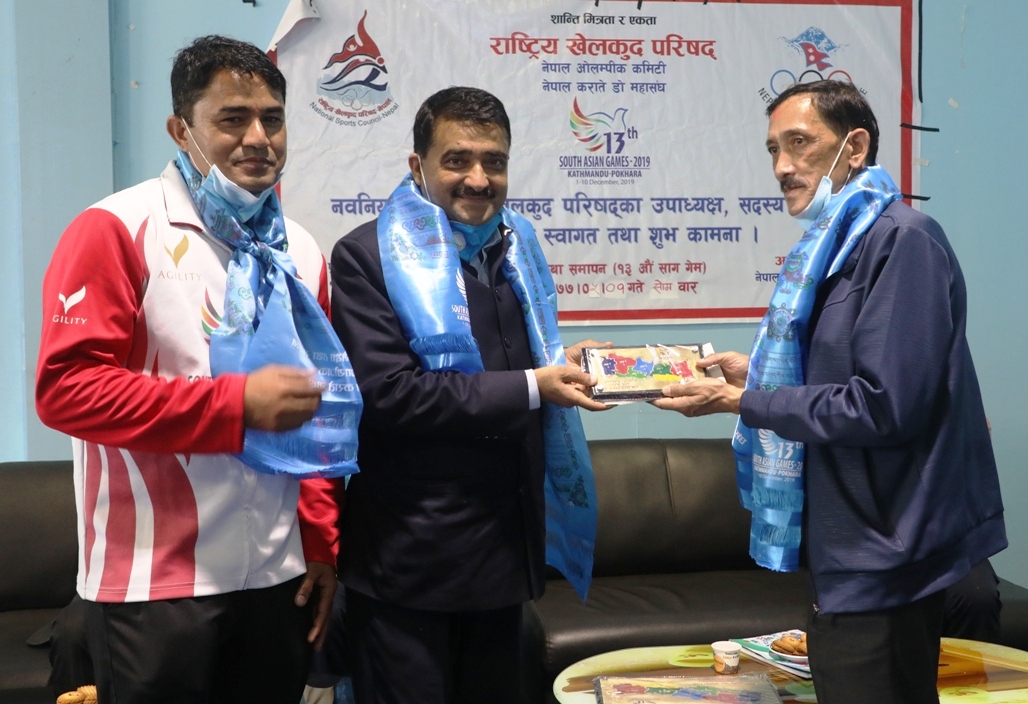 पूर्वखेलाडी राजेन्द्र क्षेत्री सम्मानित