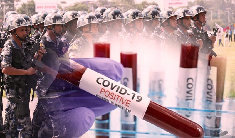 सशस्त्र प्रहरीका ४२ जनामा कोरोना सङ्क्रमण