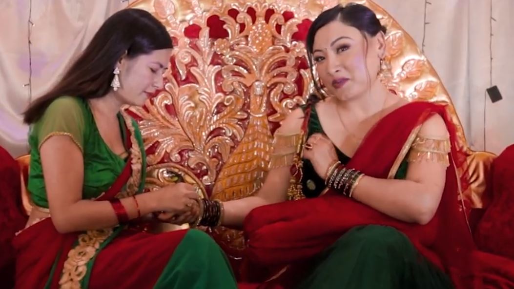 अन्जु श्रेष्ठको तिजको गीत ‘भेलबेटको चोली’ बजारमा