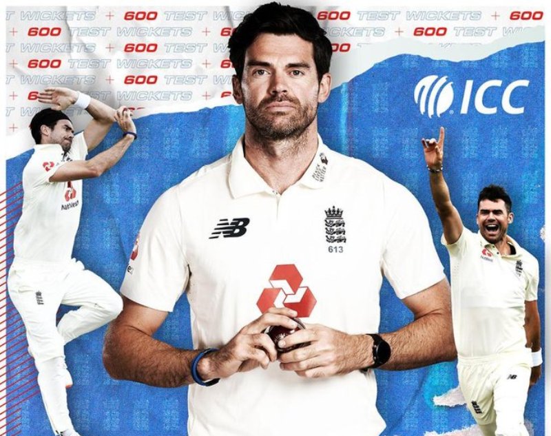 जेम्स एन्डरसनले ६ सय विकेट लिए, पारसले दिए बधाई