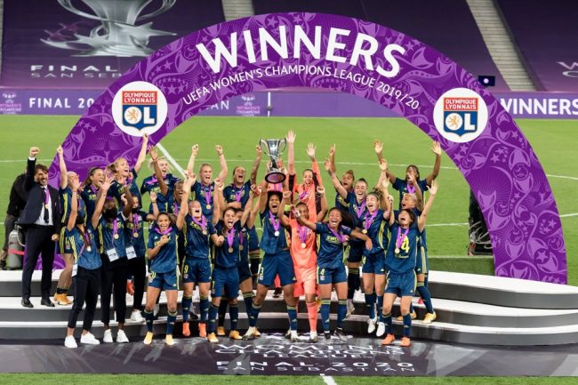 महिला च्याम्पियन्स लिगको उपाधि लियोनलाई