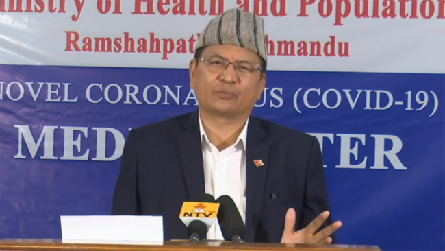 कोभिड–१९ को फोकल पर्सनमा महेन्द्र श्रेष्ठ