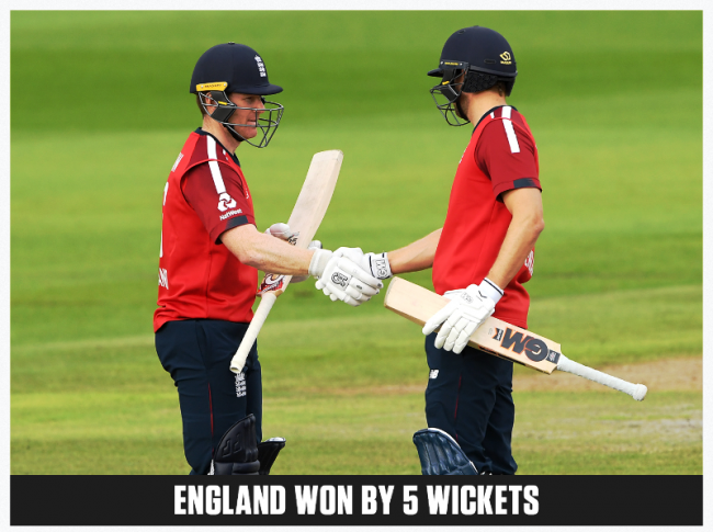 ईङल्यान्ड ५ विकेटले विजयी