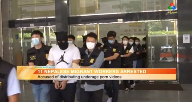 मकाउमा बालिकाको यौन भिडियो एक अर्कालाई पठाएको अभियोगमा ११ नेपाली युवा पक्राउ