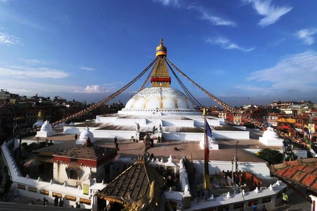 बौद्धमा दिवङ्गतको परिवारका बीच रोपाइँजात्रा