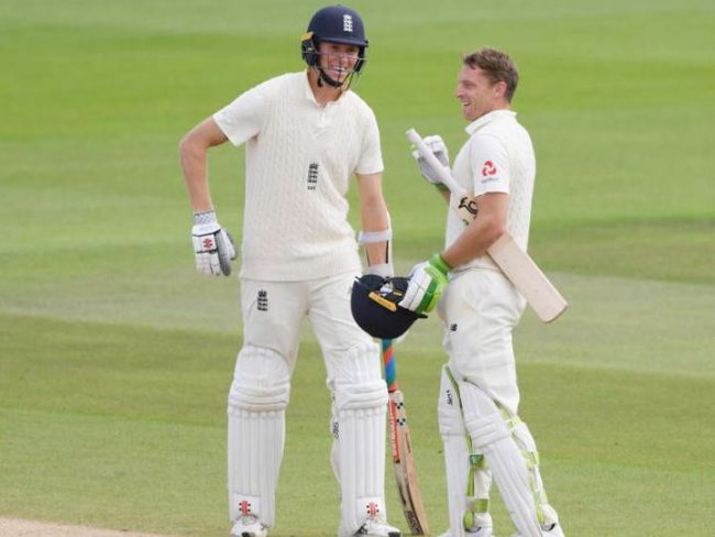 तेहरो सतक बनाउनबाट चुके क्राउली, बटलर १५२ रन बनाएर आउट