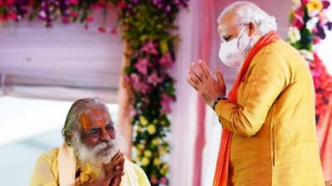 अयोध्याका महन्तमा कोरोना संक्रमण पुष्टि, मोदीसँगै गरेका थिए भूमि पूजा