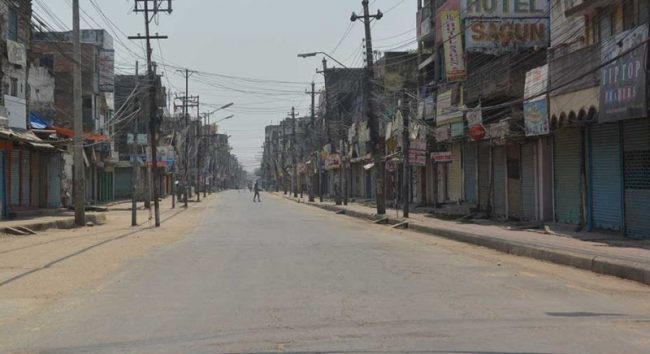 पर्सामा अनिश्चितकालि निषेधाज्ञा जारी, अत्यावश्यक कामबाहेक घर बाहिर ननिस्कन प्रशासनको आग्रह