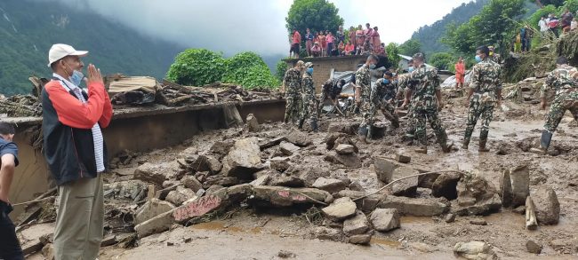 पहिरो पीडितको पुनःस्थापना, स्थानान्तरणको कार्ययोजना बनाउन समिति