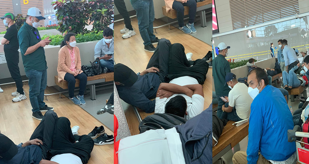 दक्षिण कोरियाको विमानस्थलमा अलपत्र ३७ नेपालीलाई अर्को उडानबाट नेपाल पठाइने, टिकट नलाग्ने