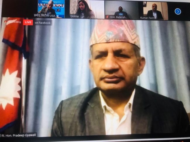 नेपालले १४ स्टेप अघि फड्को मारेको छ : परराष्ट्र मन्त्री ज्ञवाली