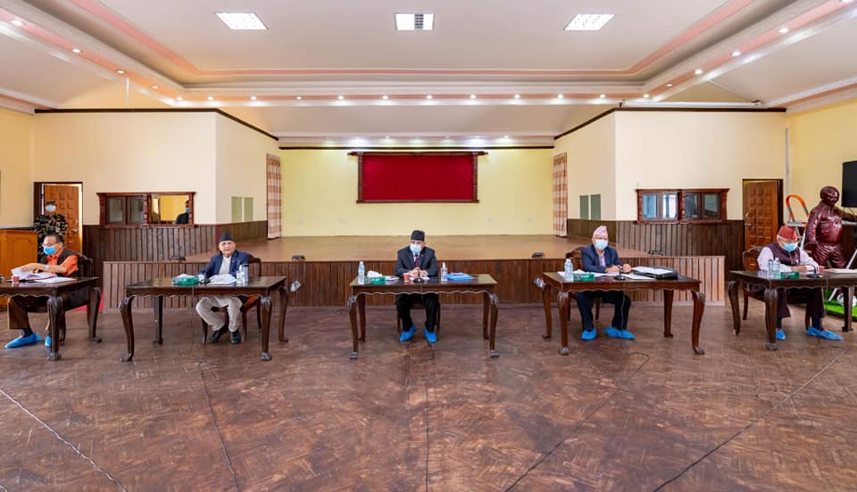 नेकपा स्थायी कमिटी बैठक बालुवाटारमा जारी