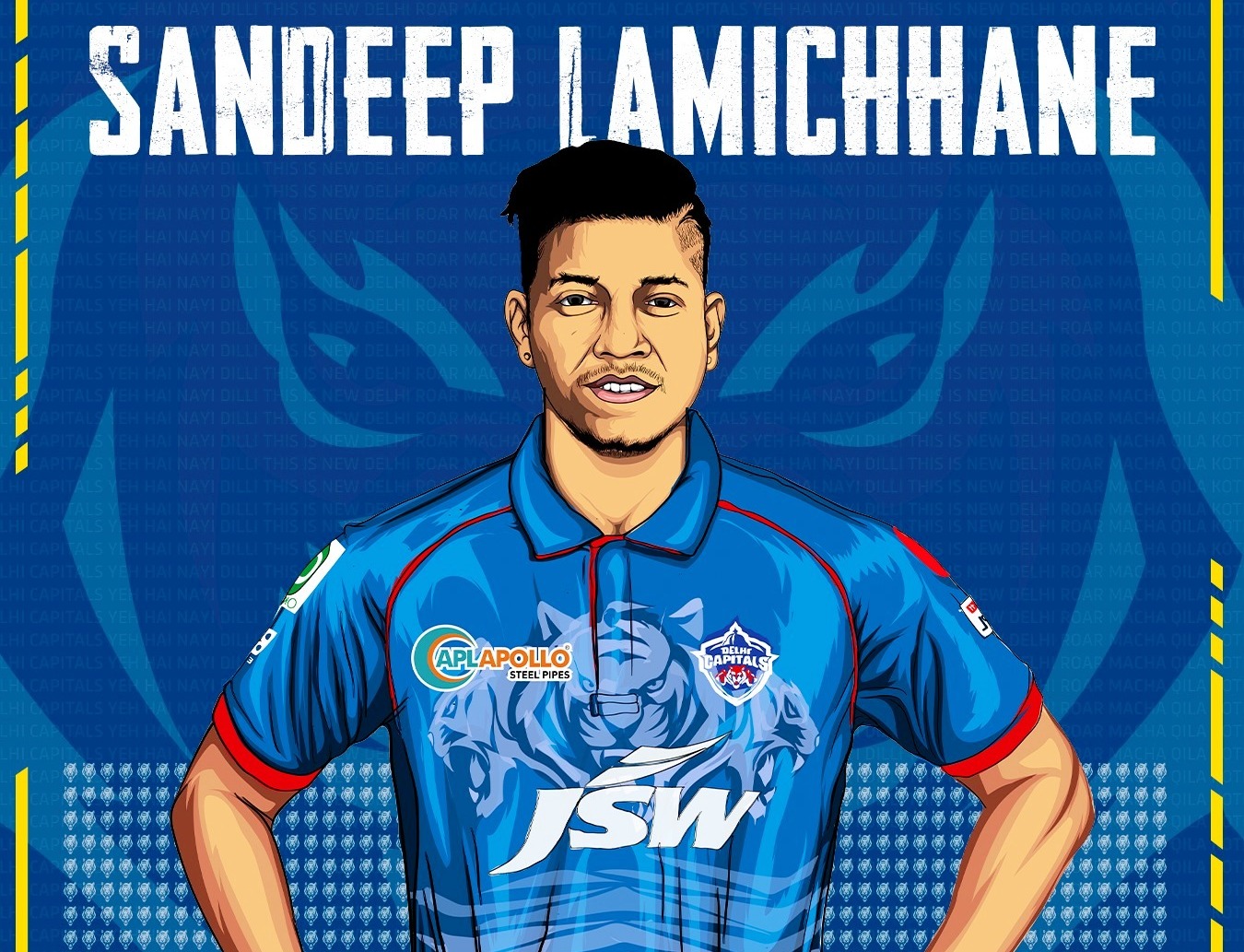 सन्दीप सम्मिलित दिल्ली हैदराबाद बिरुद्व भिड्दै