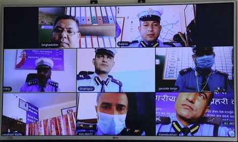 उपत्यका ट्राफिकमा भिडियो कन्फरेन्स मार्फत वैठक