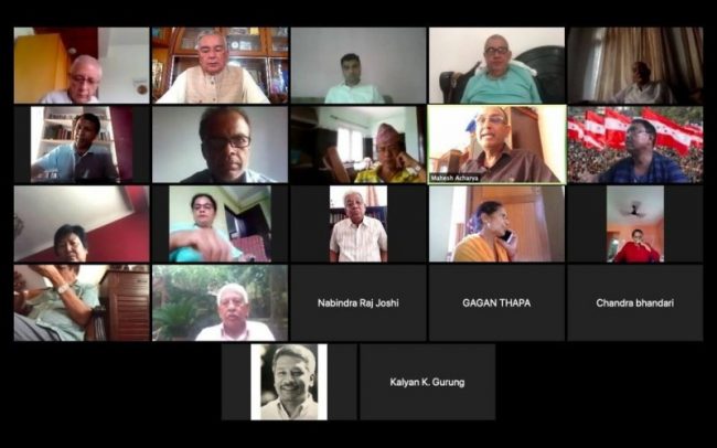 देउवाविरुद्ध रणनीति बनाउँदै पौडेल समुह