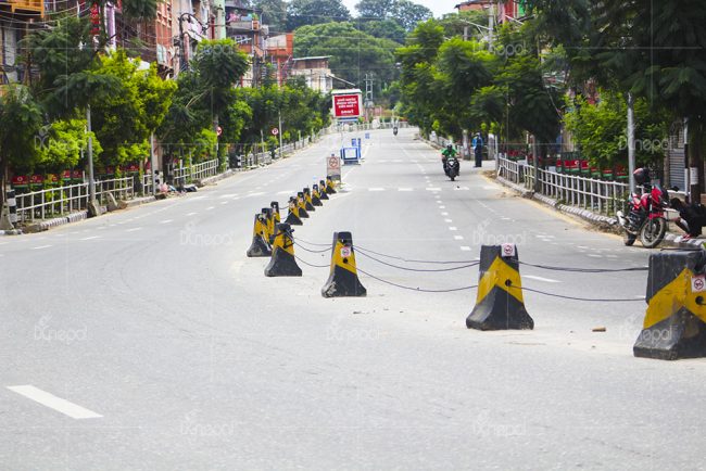 ललितपुरमा कर्फ्यू जारी भएपछिको दृश्य (फोटोफिचर)