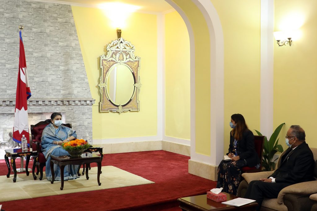नेपाल र पाकिस्तानबीच सांस्कृतिक तथा जनस्तरको सम्बन्ध विस्तारका लागि पारस्परिक सहकार्यको सम्भावना : राष्ट्रपति भण्डारी