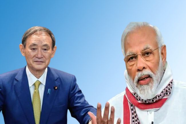 भारत र जापानका प्रधानमन्त्रीबीच टेलिफोन वार्ता