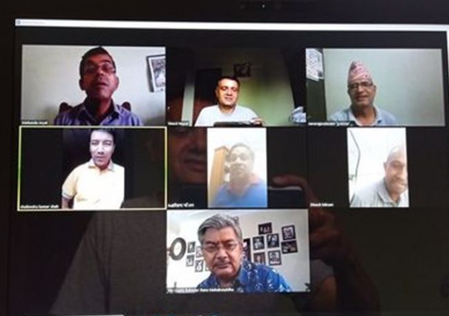 भूगोल साहित्य समाजको प्रथम वार्षिकोत्सवमा कविता वाचन