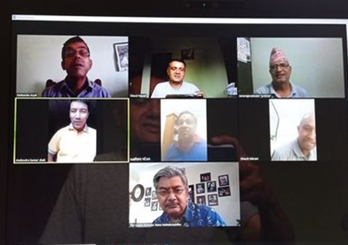 भूगोल साहित्य समाजको प्रथम वार्षिकोत्सवमा कविता वाचन