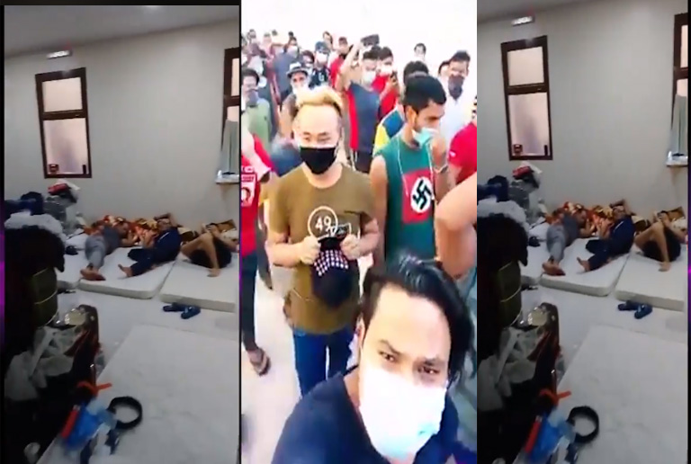 स्वदेश फर्कन नपाएपछि साउदीमा नेपाली आक्रोशित, प्रधानमन्त्रीविरुद्ध नाराबाजी