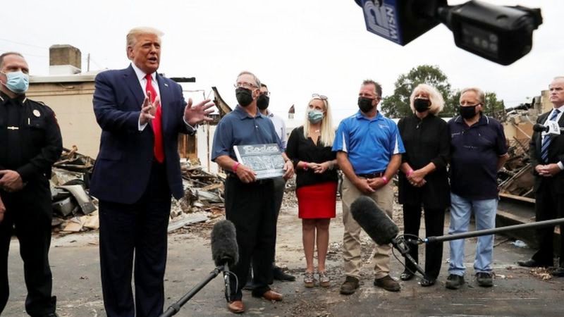 जेकब ब्लेक घटनामा ट्रम्पद्वारा प्रहरीको बचाउ