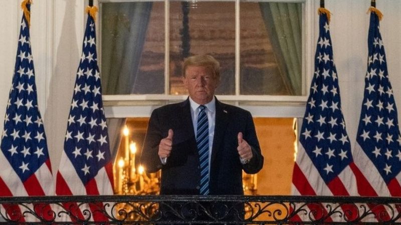 अस्पतालबाट फर्किए ट्रम्प, कस्तो छ उनको स्वास्थ्य