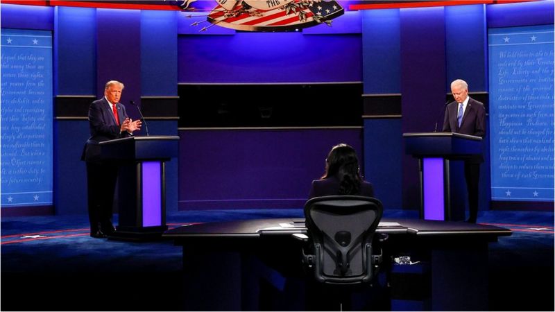 अमेरिका चुनाव : ट्रम्प र बाइडनबीच अन्तिम चुनावी बहस सकियो