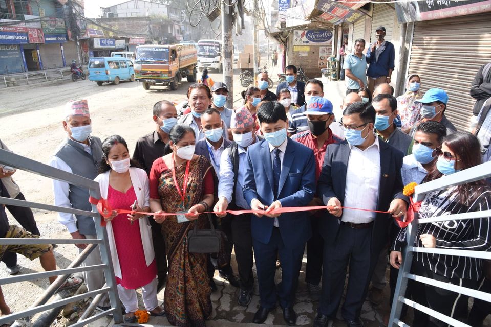 चावहिल चोकमा निर्माण भएको आकाशे पुल शुभारम्भ