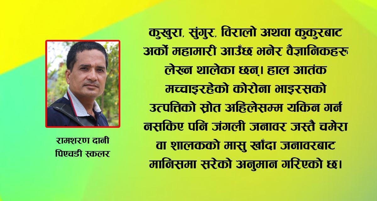 के जनावरको मासु खाँदा माहामारी आउने हो ?