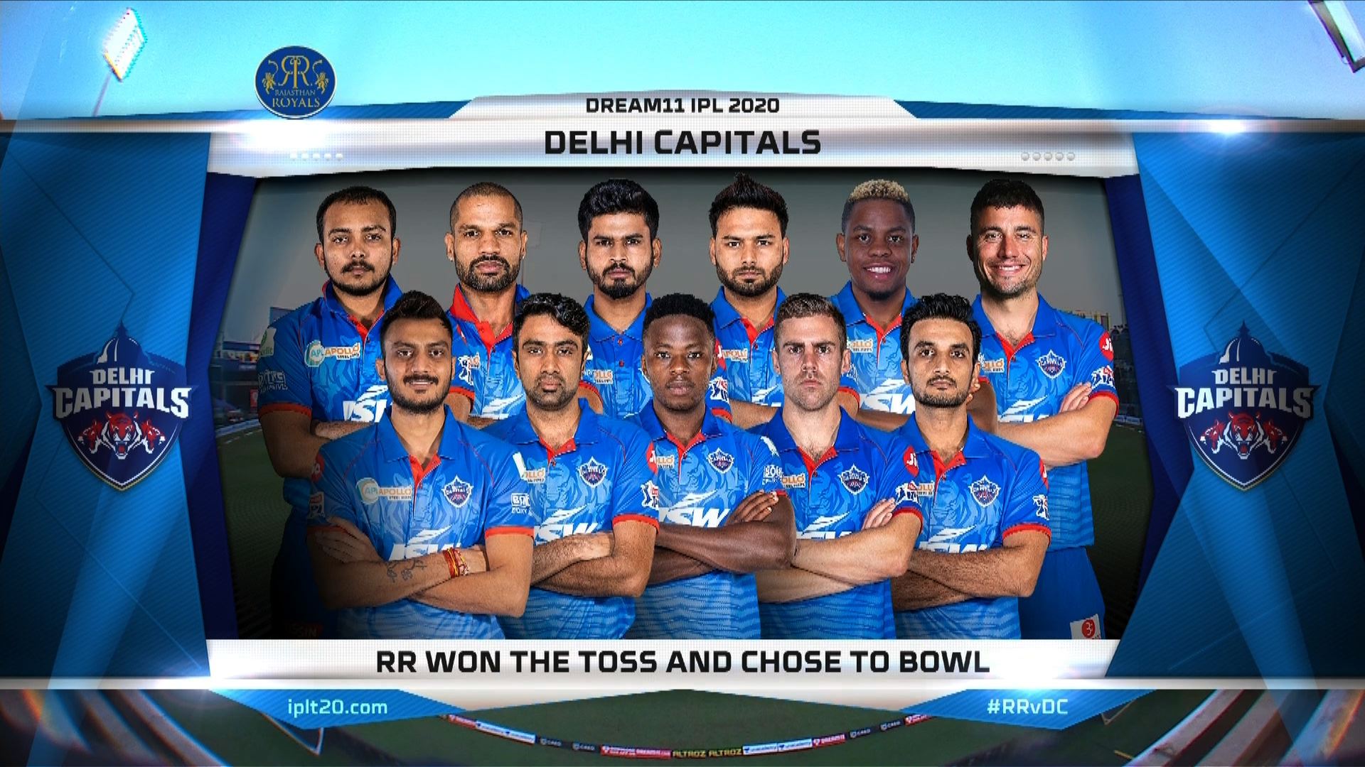 आईपीएलः दिल्लीले ब्याटिङ गर्दै, सन्दीप बाहिर