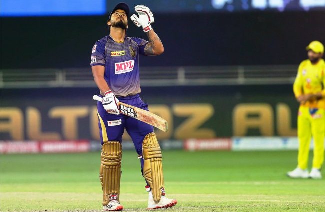 नितीशको अर्धसतमा कोलकत्ताद्वारा चेन्नईलाई १७३ रनको लक्ष्य