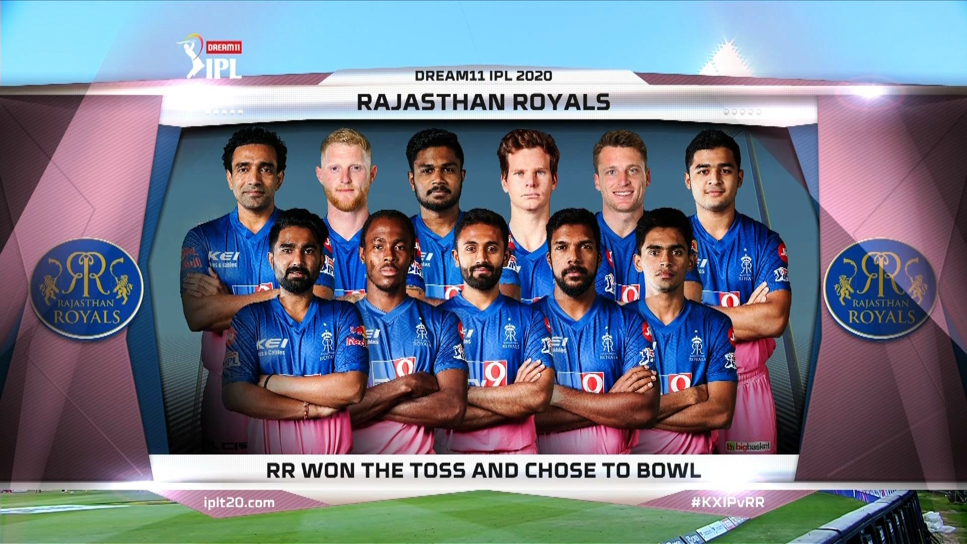 आईपीएलको ५० औं खेलमा राजस्थान रोयल्सले टस जितेर बलिङ गर्ने