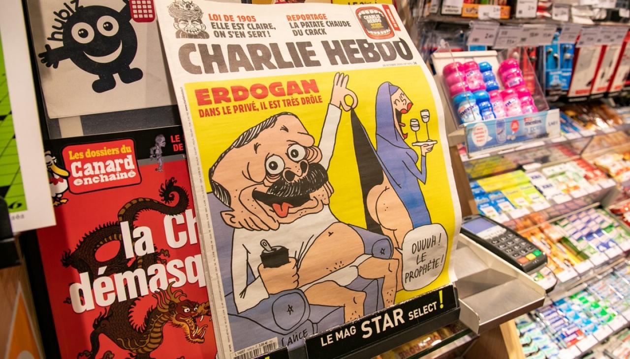 फ्रान्सको चर्चित पत्रिकाले टर्कीका राष्ट्रपतिको आपत्तिजनक कार्टुन छापेपछि फेरि बबाल