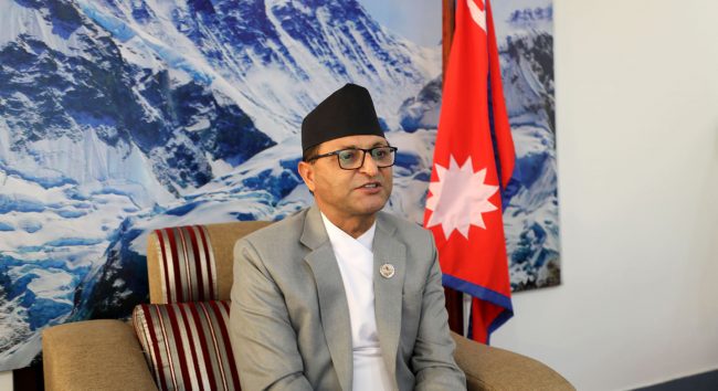 अध्यक्ष तिमिल्सिनाद्वारा रसुवागढीको अवलोकन