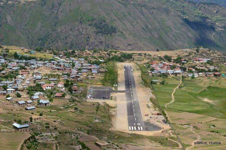 हुम्ला विमानस्थलमा पुनः कालोपत्र