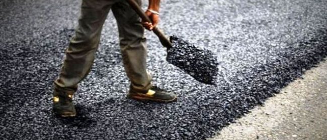 थारुबास–ढाडखोला सडक कालोपत्र