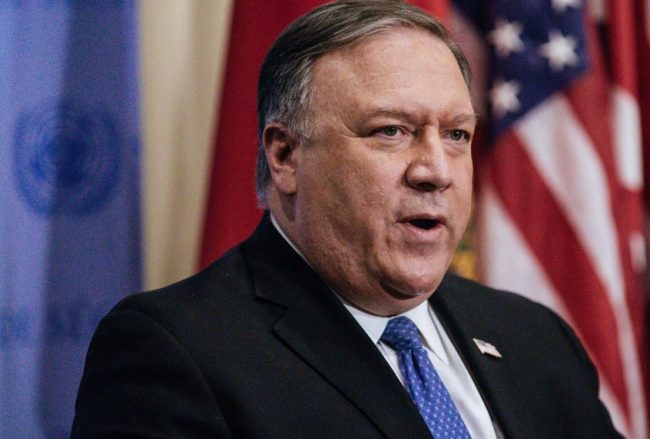 अमेरिकी विदेश मन्त्री पोम्पेओ भारत भ्रमणमा