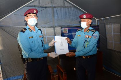 उपत्यका प्रहरीद्धारा कार्यसम्पादन सम्झौता पत्रमा हस्ताक्षर