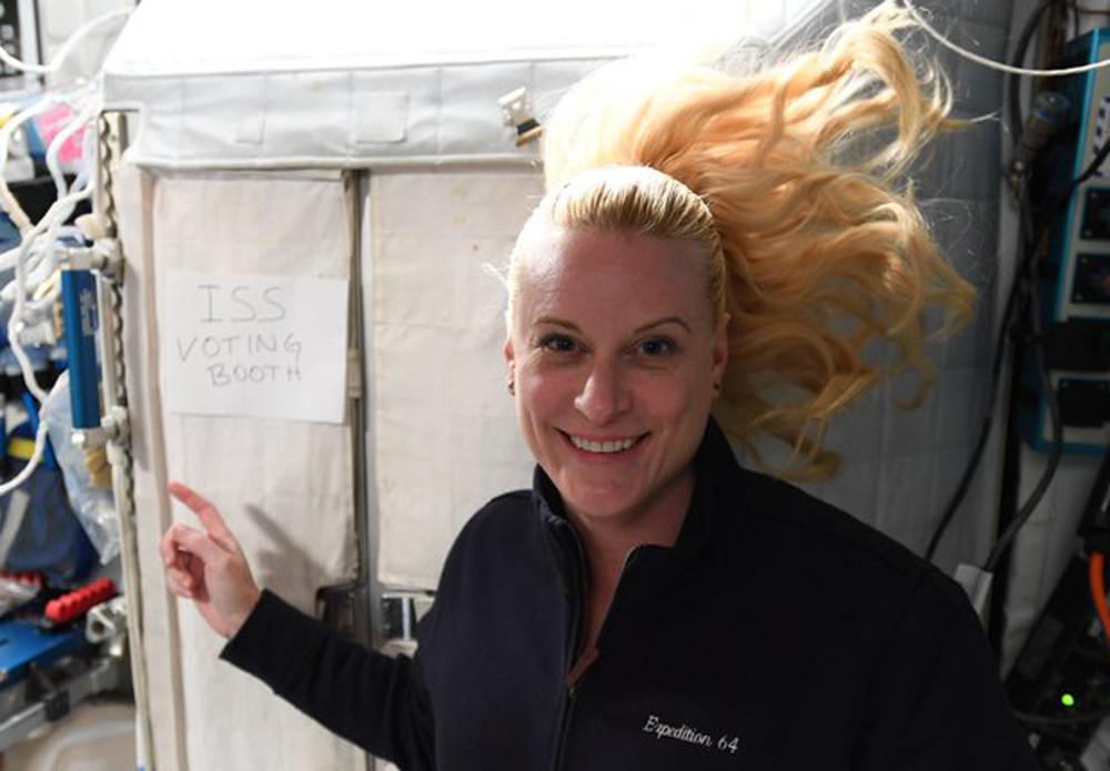 अन्तरिक्षबाटै अमेरिकी राष्ट्रपति निर्वाचनमा मतदान